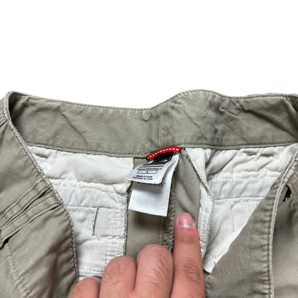 Women’s Y2K The North Face Cargo Tan Hiking Sport Pants Size 6 - Picture 7 of 8